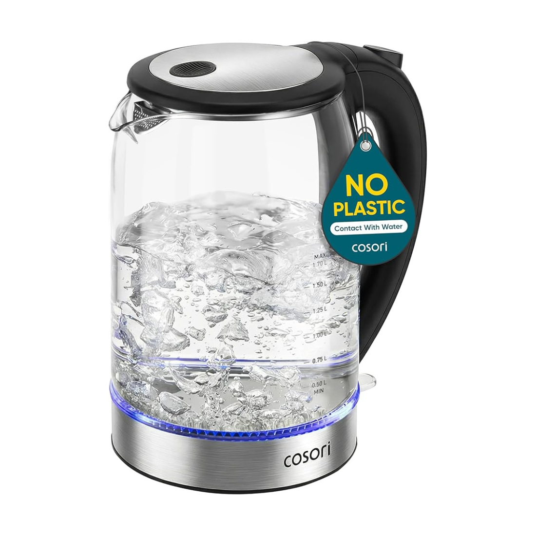 COSORI 1.7L Electric Glass Kettle CGK-G173 US Color Family manufacturer reference